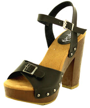 Refresh Footwear Women's Buckle Stacked Chunky Heel Platform Sandal