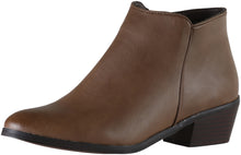 Reneeze Women's Beauty-031 Stacked Chunky Heel Casual Ankle Boot
