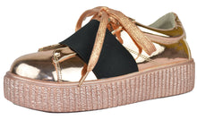 Chase & Chloe Women's Platform Creeper Fashion Sneaker