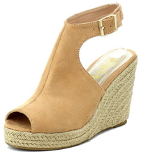 Refresh Footwear Women's Espadrille Wedge Platform Peep Toe Sandal