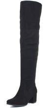 Refresh Footwear Women's Over The Knee Fold Down Block Heel Boot