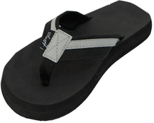 Surf 7 Men's Nylon Stripe Two Tone Flip Flop Sandal