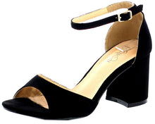 Refresh Footwear Women's Strappy Ankle Block Heeled Sandal