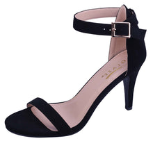 Glaze Women's Ankle Strappy Open Toe Stiletto Heel Dress Sandal