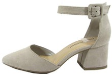 City Classified Women's Strappy Pointed Toe Block Heel Sandal