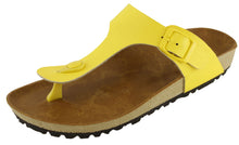 Cambridge Select Women's Thong Slip On Slide Platform Sandal