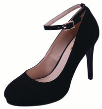 Glaze Women's Ankle Strappy Closed Round Toe Platform Stiletto High Heel Pump