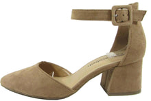 City Classified Women's Strappy Pointed Toe Block Heel Sandal