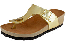 Cambridge Select Women's Thong Toe Slip On Slide Sandal