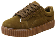 Han's Women's Fashion Platform Flatform Creeper Trainer Sneaker