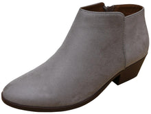 Cambridge Select Women's Round Toe Stacked Heel Western Ankle Bootie