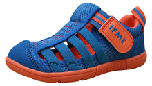 IFME Kid's Playa Venice Elastic Lace Mesh Hook and Loop Fisherman Style Sandal