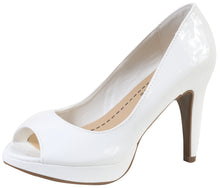 City Classified by Soda Women's Bree Peep Toe Patent Pump