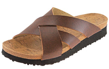 Cambridge Select Women's Crisscross Platform Slip On Slide Sandal