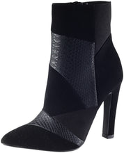 Delicious Women's Yvette Patchwork Animal Print Pointed Toe Boot