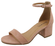 Top Moda Women's Ankle Strappy Chunky Stacked Block Heel Open Toe Sandal