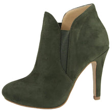 Bella Marie Women's Slip On Stiletto Heel Ankle Bootie