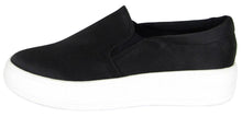 Soda Women's Closed Round Toe Slip-On Platform Flatform Fashion Sneaker