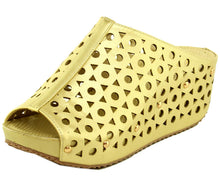 Refresh Footwear Women's Slip On Peep Toe Platform Sandal