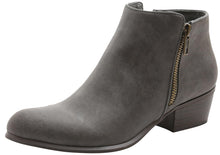 Esprit Women's Tori Double Zipper Block Heel Ankle Bootie
