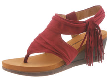 Bearpaw Women's Avril Comfort Thong Wedge Sandals