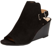 Esprit Women's Angie Open Back Heel Buckle Closure Wedge Heel Sandal Bootie