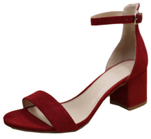 Wild Diva Women's Strappy Chunky Block Heel Platform Sandal