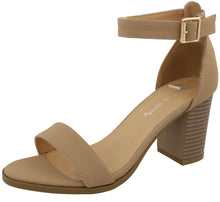 Top Moda Women's Mary Jane Strappy Stacked Chunky Heel Platform Sandal