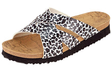 Cambridge Select Women's Crisscross Platform Slip On Slide Sandal