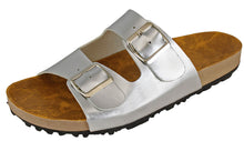 Cambridge Select Women's Slip On Double Buckle Platform Slide Sandal