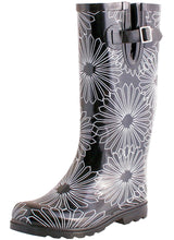 TWO Nomad Women's Drench Colorful Pattern Print Waterproof Rain Boots