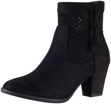 City Classified by Soda Women's Gilda Laser Cut Tassel Bootie