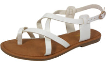Jynx Women's Slingback Interwoven Thong Toe Flat Sandal