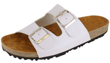 Cambridge Select Women's Slip On Double Buckle Platform Slide Sandal