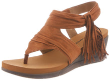 Bearpaw Women's Avril Comfort Thong Wedge Sandals