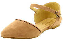 Refresh Footwear Women's Strappy Pointed Toe D'Orsay Flat