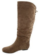 Top Moda Women's Slouchy Knee High Flat Heel Boot