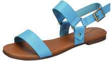 Breckelle's Women's Strappy Slingback Buckle Flat Sandal