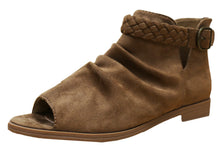 Soda Women's Brinley Braided Buckle Slouchy Peep Toe Bootie