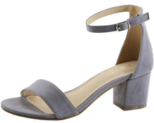 Bella Marie Women's Strappy Open Toe Block Heel Sandal