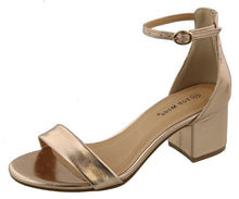 Top Moda Women's Ankle Strappy Chunky Stacked Block Heel Open Toe Sandal