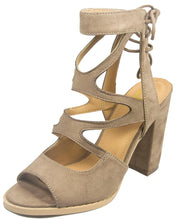 BF Betani Women's Cutout Gladiator Stacked Chunky Heel Platform Sandal