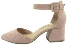 City Classified Women's Strappy Pointed Toe Block Heel Sandal