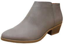 Cambridge Select Women's Round Toe Stacked Heel Western Ankle Bootie