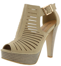 Top Moda Women's Table-6 Gladiator Bootie Sandals