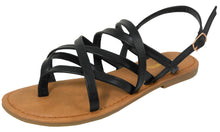 Jynx Women's Crisscross Slingback Flat Sandal