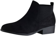 Wild Diva Women's Eve-01 Two Tone Pull On Ankle Bootie