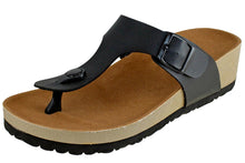 Cambridge Select Women's Thong Toe Slip On Slide Sandal