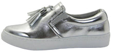 Soda Women's Closed Almond Toe Tassel Loafer Platform Flatform Fashion Sneaker