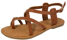 Jynx Women's Slingback Interwoven Thong Toe Flat Sandal